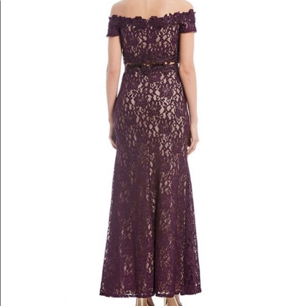 Sequin Hearts 2 Piece Lace Dress - Picture 2 of 16